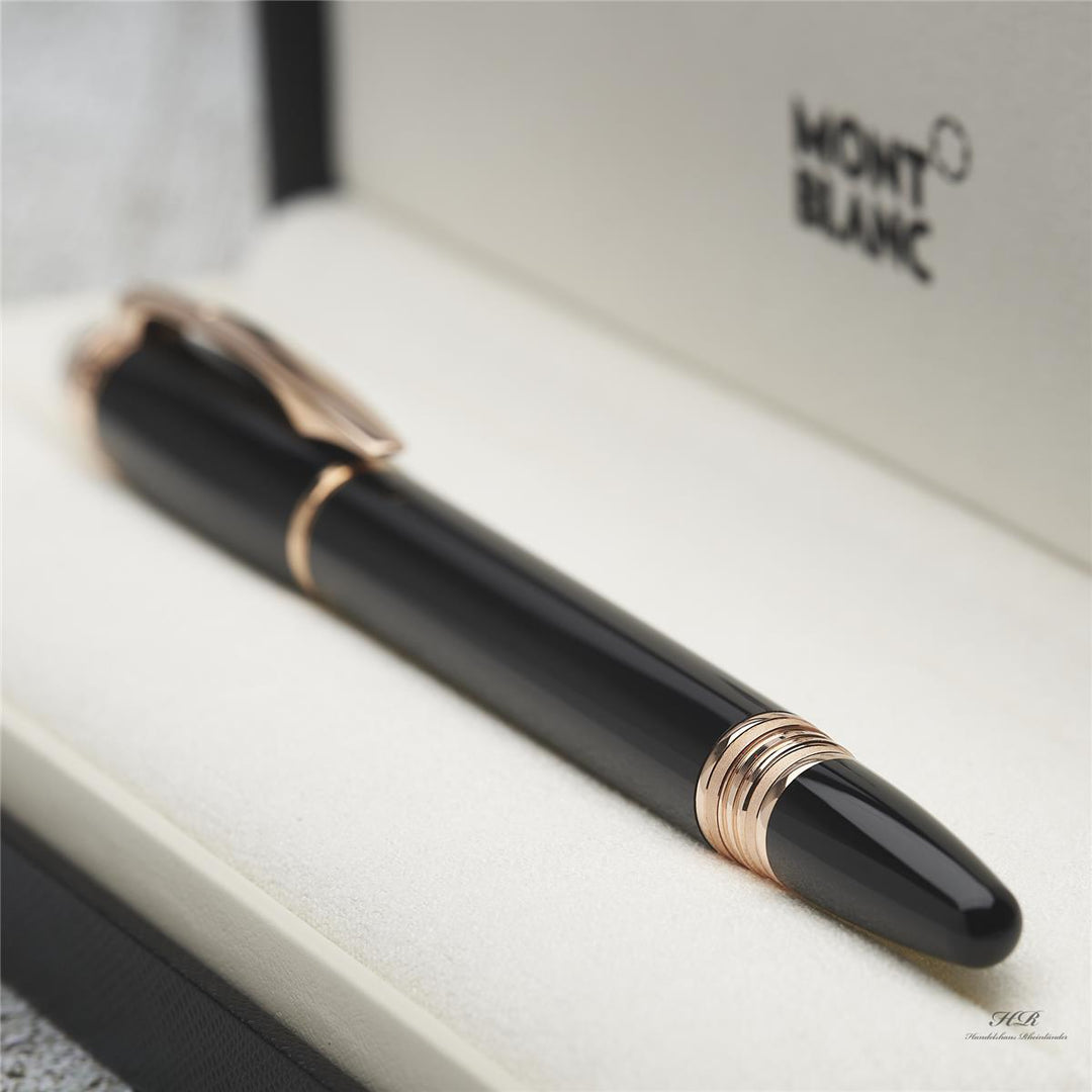 Montblanc Starwalker Red Gold Black Resin Line Roller Ball Liner ID 105652 OVP