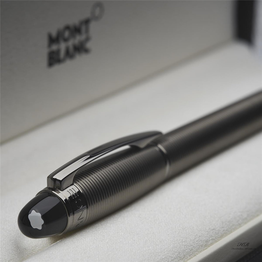 Montblanc Starwalker Midnight Black Metal Rollerball Fineliner ID 105648 OVP