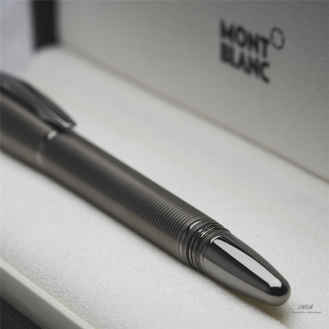 Montblanc Starwalker Midnight Black Metal Rollerball Fineliner ID 105648 OVP