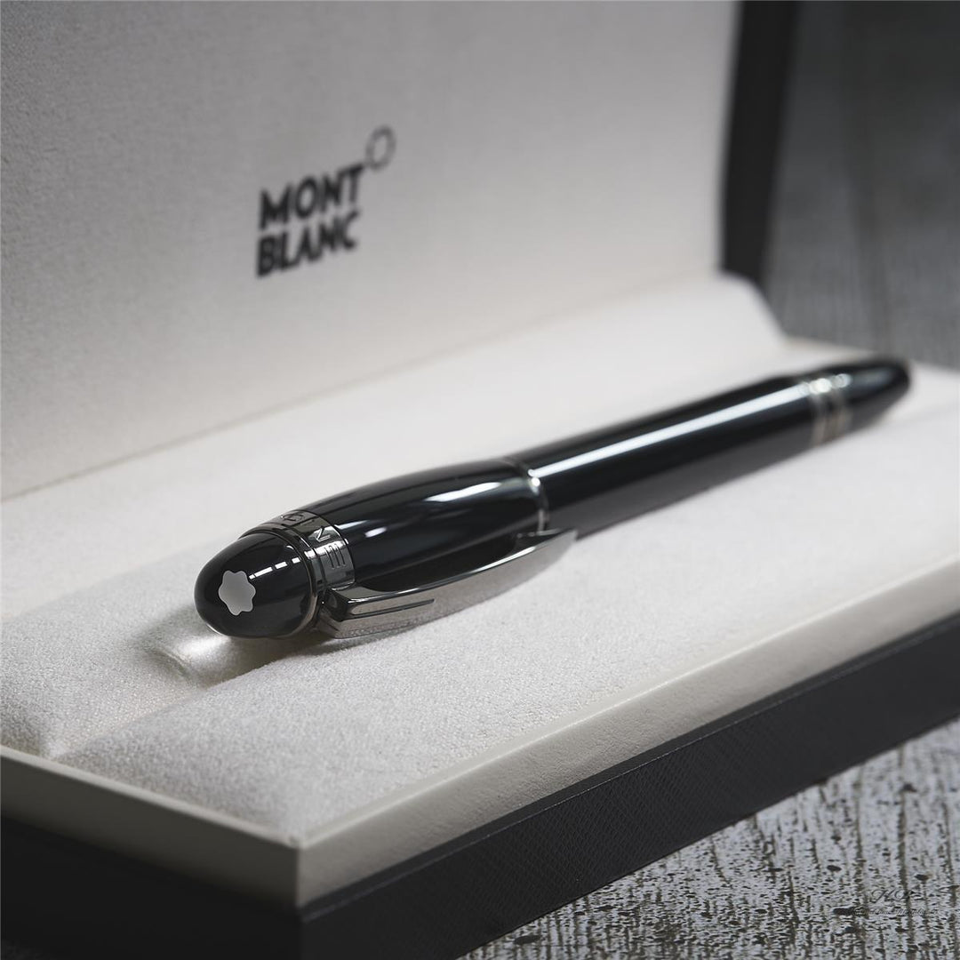 Montblanc Starwalker Midnight Black Resin Line Fountain Pen ID 105655 with OVP