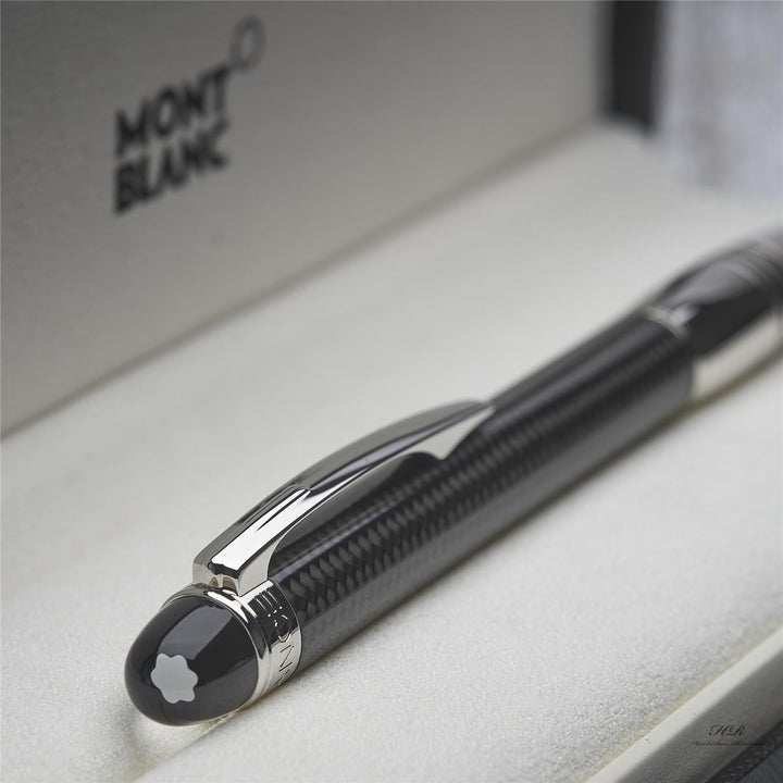 Montblanc Starwalker Carbon Line Kugelschreiber Carbon Platiniert ID 109363 OVP