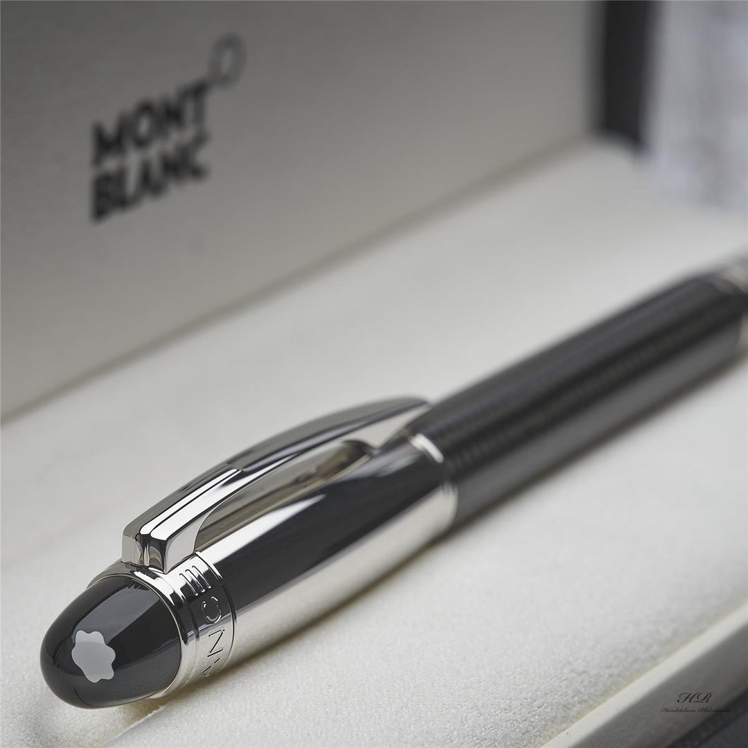 Montblanc Starwalker Carbon Line Roller Ball Fine Liner Platiniert ID 109362 OVP