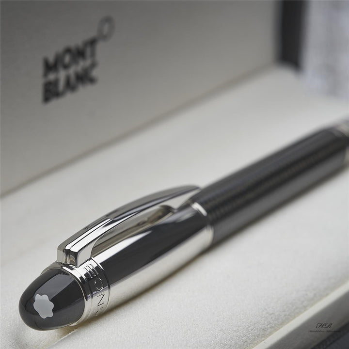 Montblanc Starwalker Carbon Line Fountain Pen Carbon Platinum Plated ID 109341 OVP