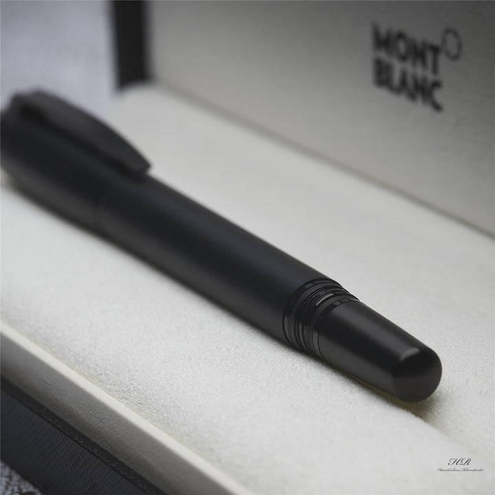 Montblanc Starwalker Ultra Black Line Stainless Steel Fountain Pen ID 118462 OVP