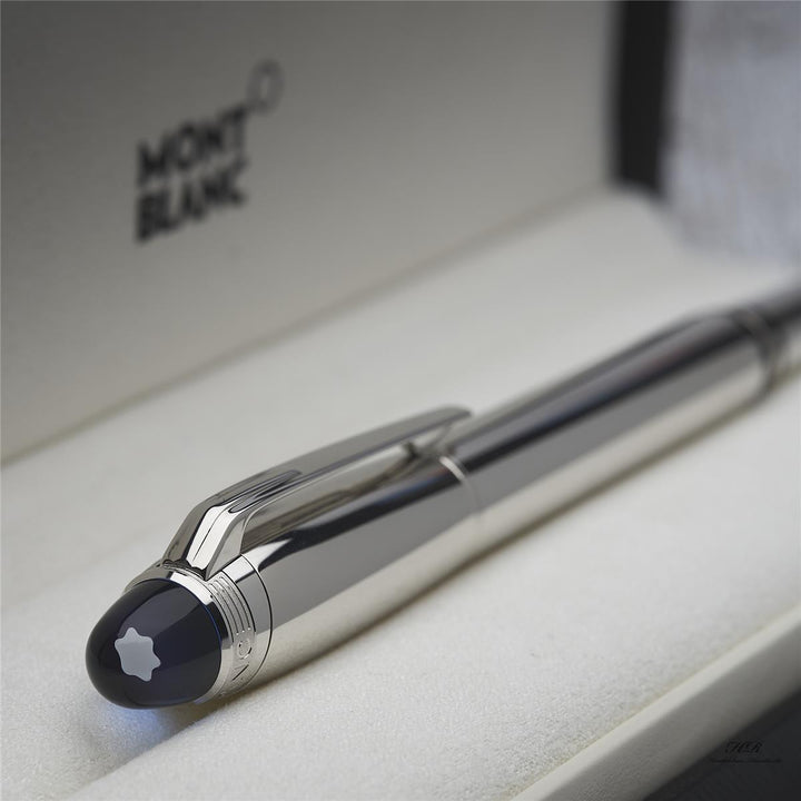 Montblanc Starwalker Metal Line mit blauer Kappe No 118875 Füllfederhalter 2019