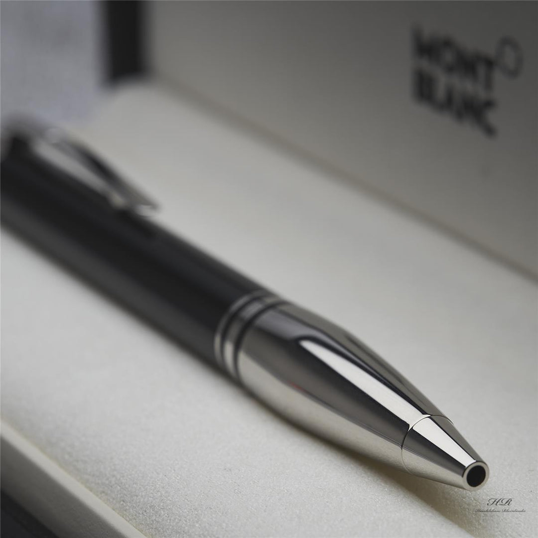 Montblanc Starwalker Doué Kugelschreiber Edelharz Black Platiniert ID 118873 OVP