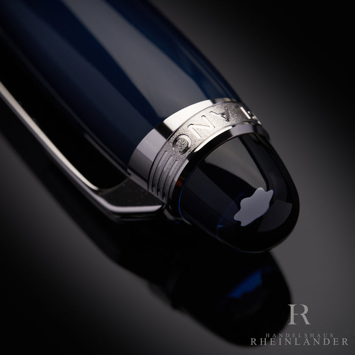 Montblanc Starwalker Blue Planet Precious Resin Blue Fountain Pen ID 125290 OVP