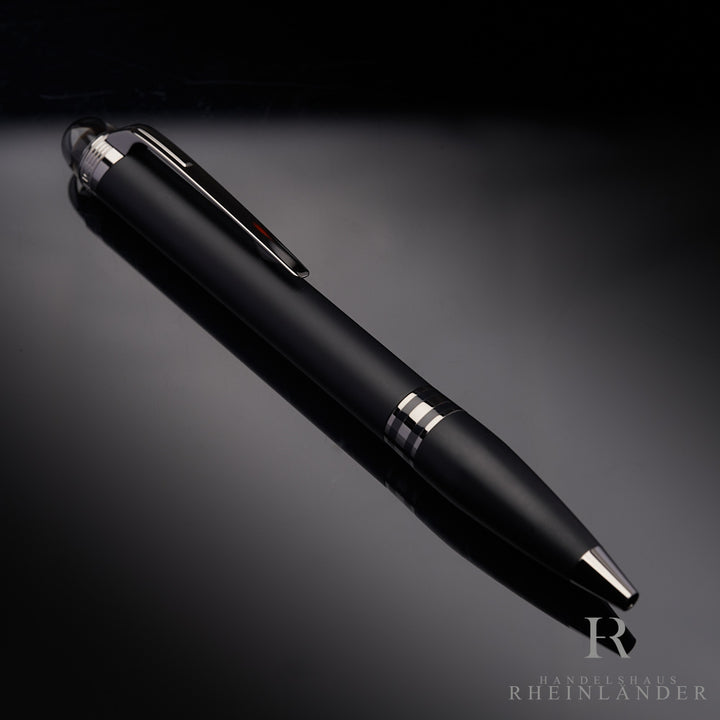 Montblanc Starwalker Resin Edelharz Ultra Black Ballpoint Pen Kuli ID 126362 OVP