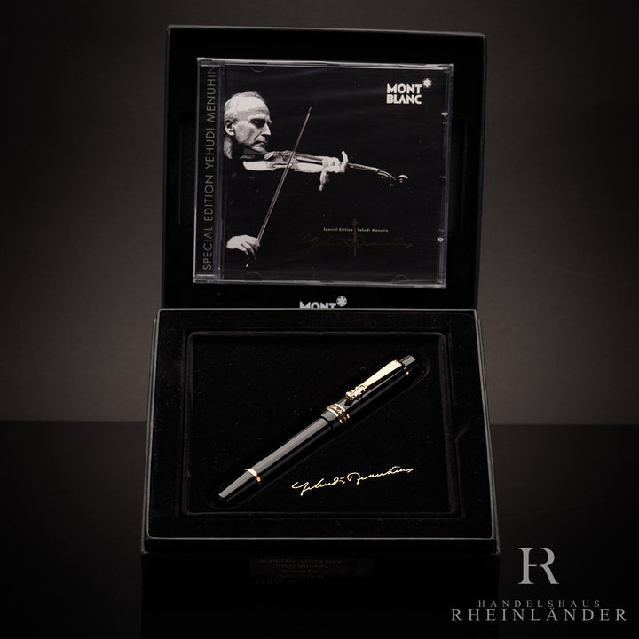 Montblanc Donation Pen 2000 Special Edition Yehudi Menuhin Fountain Pen ID 21852 OVP