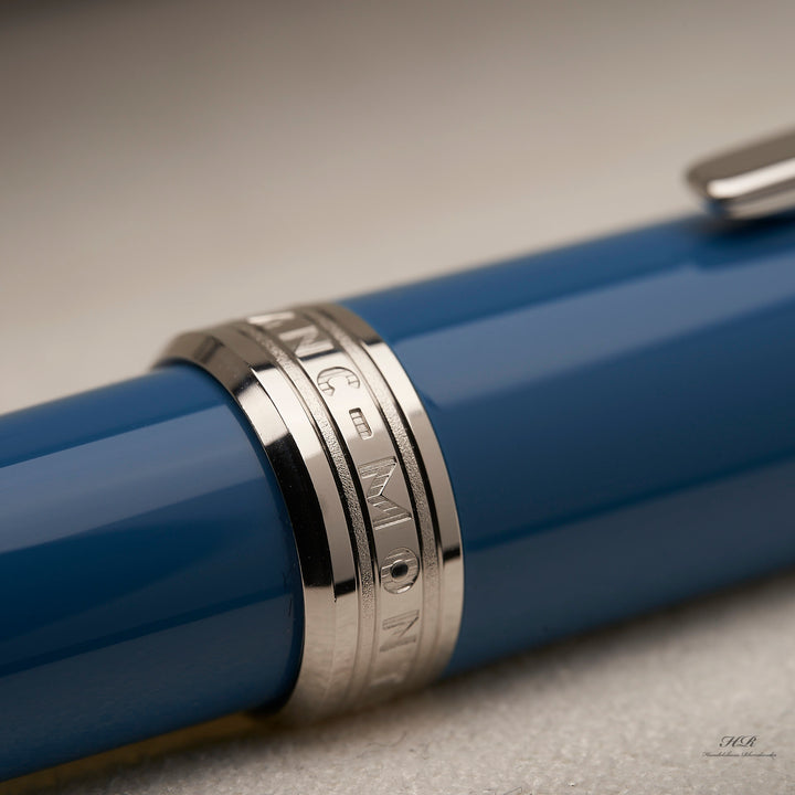 Montblanc PIX Collection Precious Resin Petrol Blue Roller Ball ID 119583 OVP