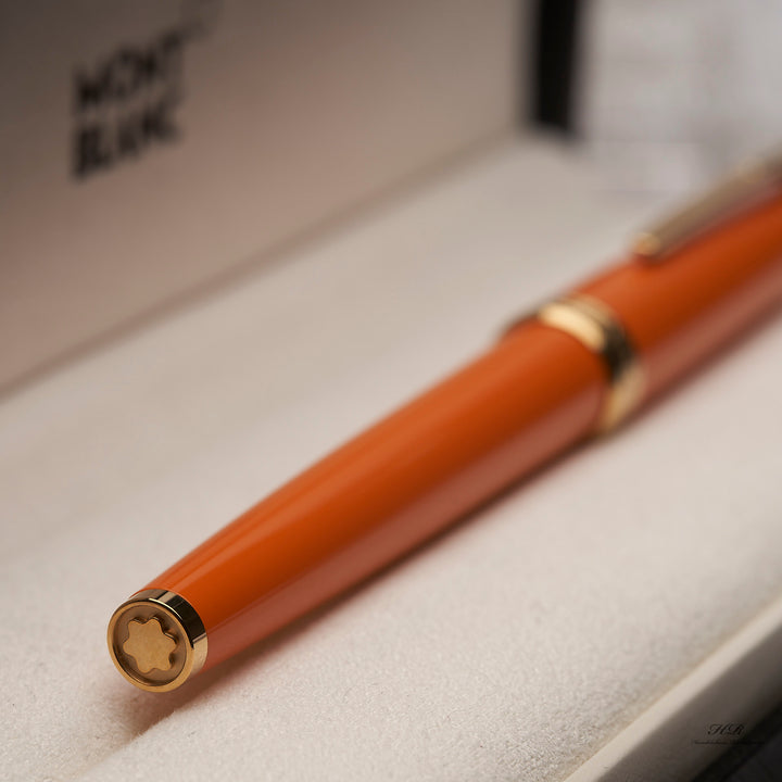 Montblanc PIX Collection Precious Resin AU Manganese Orange Rollerball ID 119902