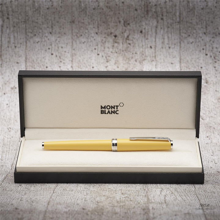 Montblanc PIX Collection Platinum Line Resin COY Yellow Rollerball ID 125239 OVP