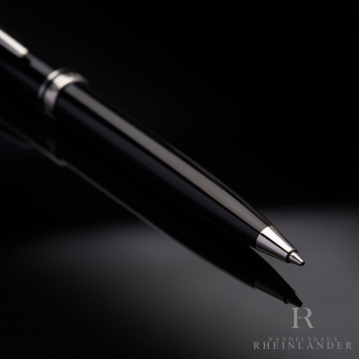 Montblanc Generation Line Edelharz Schwarz Drehbleistift Beschläge Platiniert