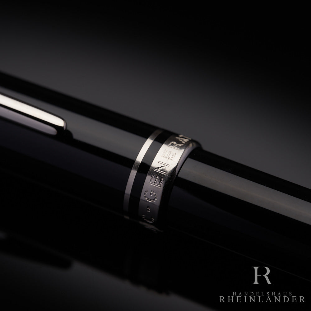 Montblanc Generation Line Edelharz Schwarz Drehbleistift Beschläge Platiniert