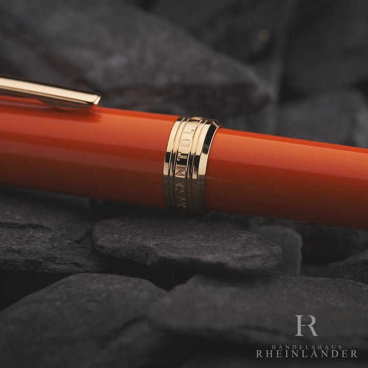 Montblanc PIX Collection Precious Resin AU Manganese Orange Ballpoint Pen 119903