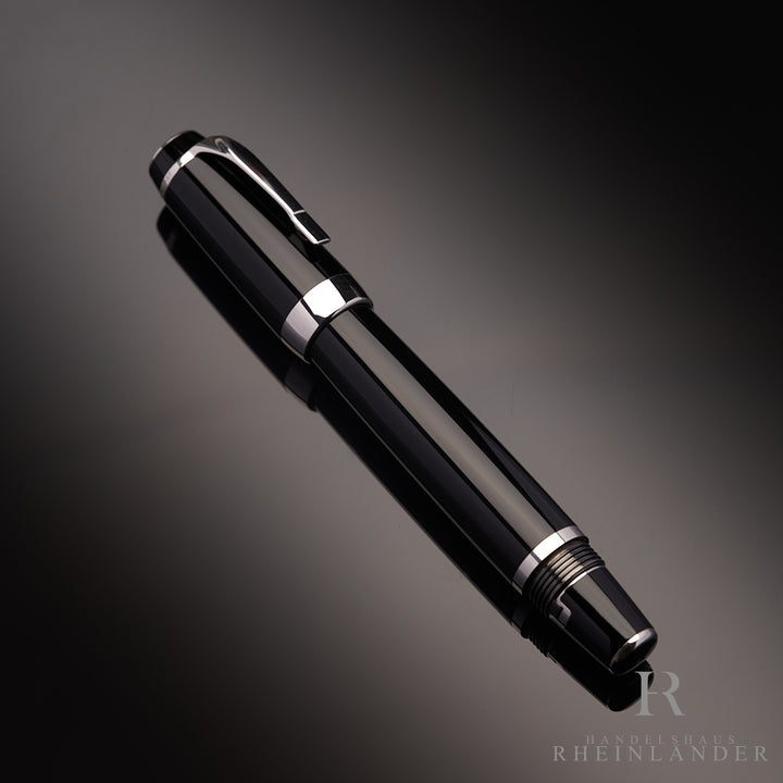 Montblanc Boheme Platinum Line Füllfederhalter Edelharz Schwarz ID 06318 OVP