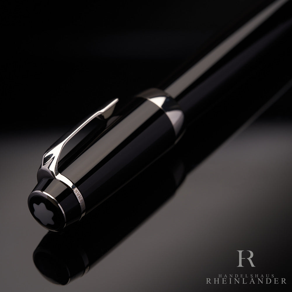 Montblanc Boheme Platinum Line Füllfederhalter Edelharz Schwarz ID 06318 OVP