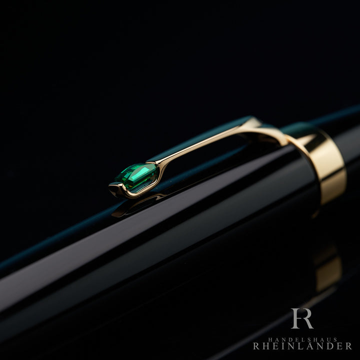 Montblanc Boheme Vert Gold Line Kugelschreiber Kuli Ballpoint Pen ID 25280 OVP