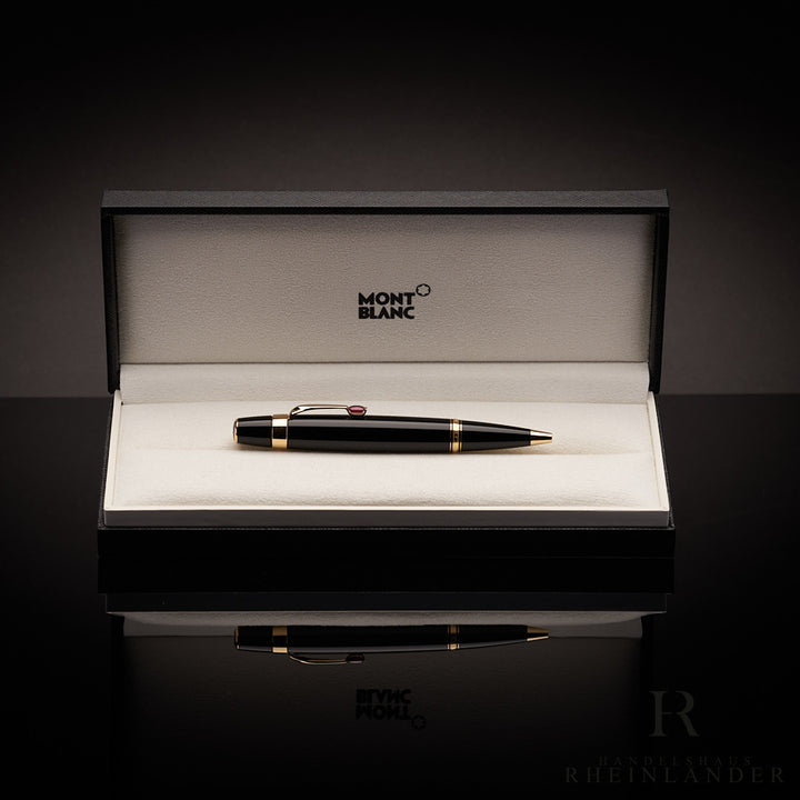 Montblanc Boheme Rouge Line Resin Black Ballpoint Pen ID 2760 OVP