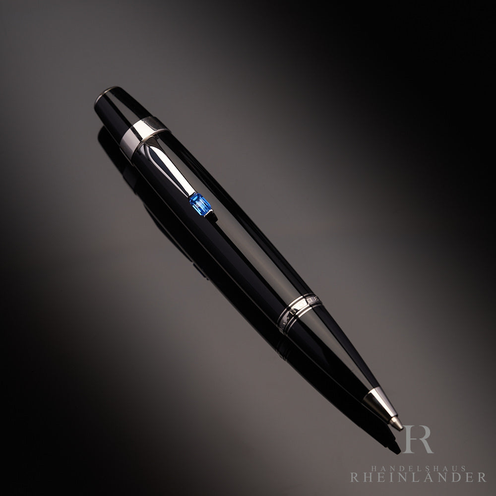 Montblanc Boheme Bleu Platinum Line Mechanical Pencil Precious Resin Black ID 05797 OVP