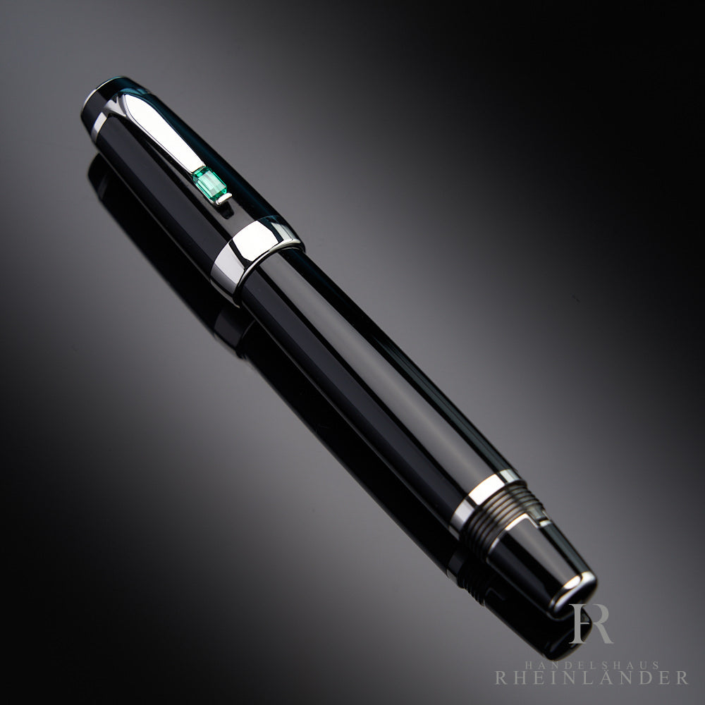 Montblanc Boheme Vert Platinum Line Fountain Pen Füllfederhalter ID 36535 OVP