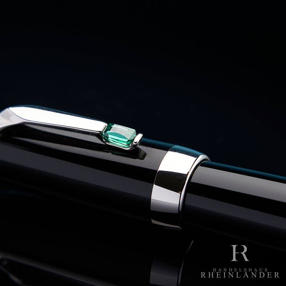 Montblanc Boheme Vert Platinum Line Fountain Pen Füllfederhalter ID 36535 OVP