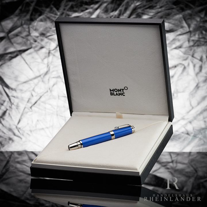 Montblanc Boheme Bleu Diamonds Fountain Pen ID 111524 OVP 