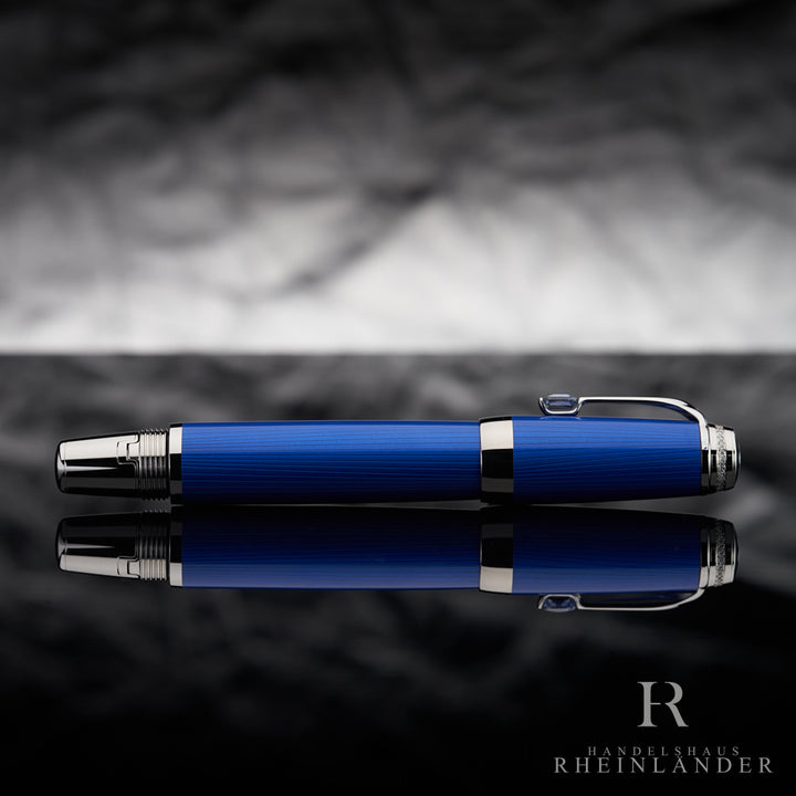 Montblanc Boheme Bleu Diamonds Fountain Pen ID 111524 OVP 