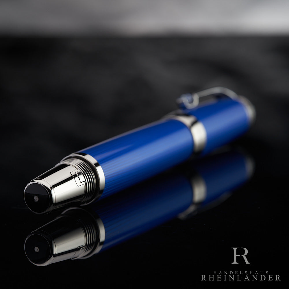 Montblanc Boheme Bleu Diamonds Fountain Pen ID 111524 OVP 