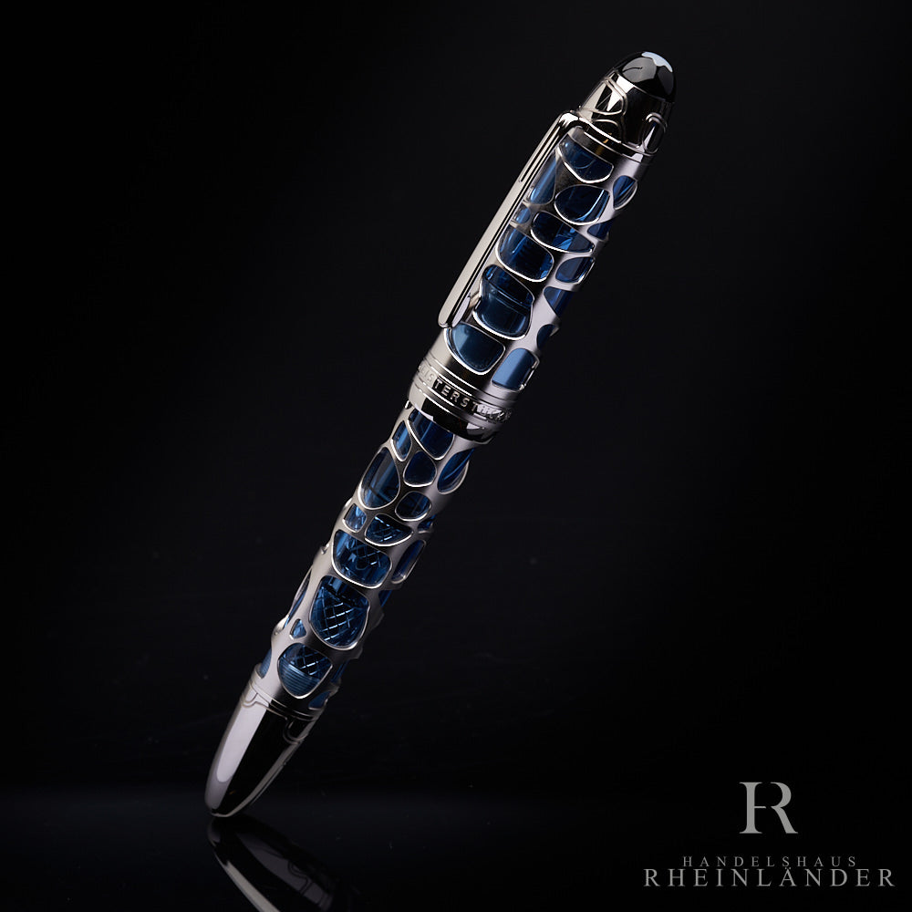 Montblanc Meisterstück Solitaire Blue Hour Skeleton 149 Fountain Pen ID 113035