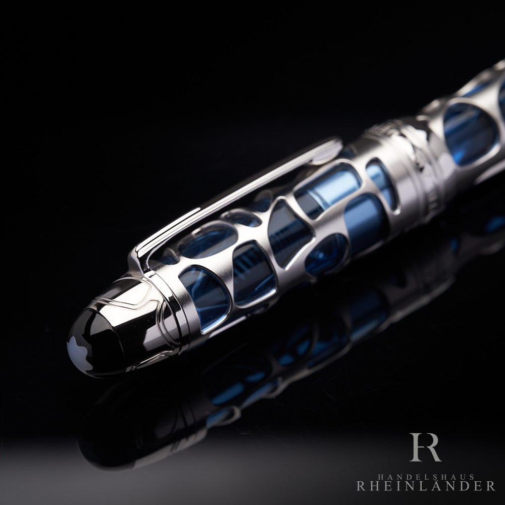 Montblanc Meisterstück Solitaire Blue Hour Skeleton 149 Fountain Pen ID 113035