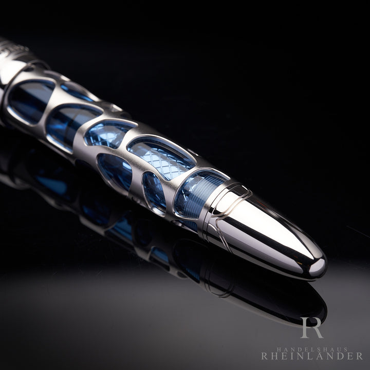 Montblanc Meisterstück Solitaire Blue Hour Skeleton 149 Fountain Pen ID 113035