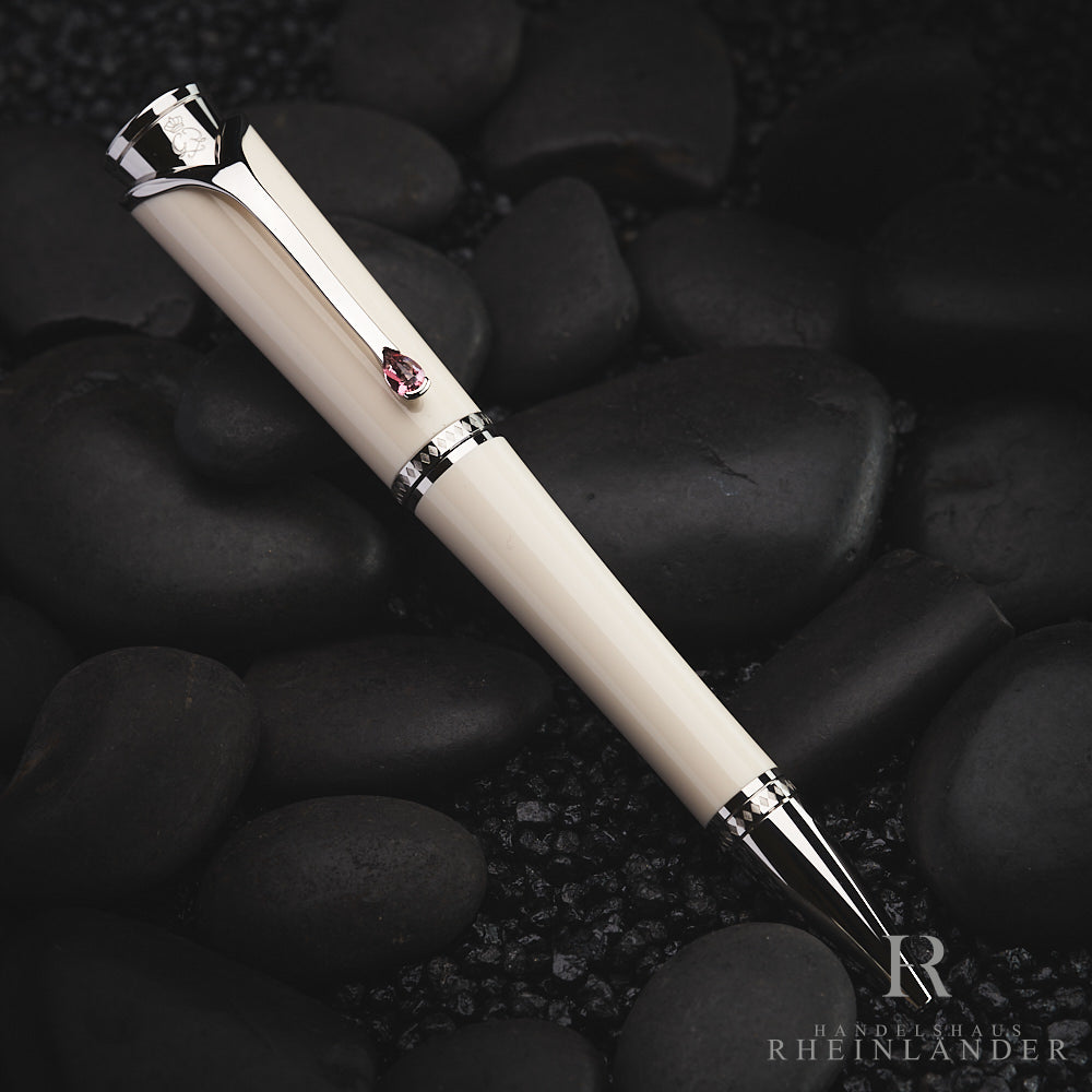 Montblanc Muses Line Princess Grace de Monaco Ivory Ballpoint Pen ID 111754 OVP