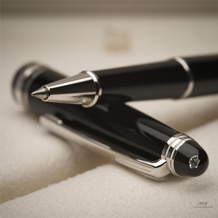 Montblanc Meisterstück Classique Diamond Rollerball platiniert ID 105982 mit OVP