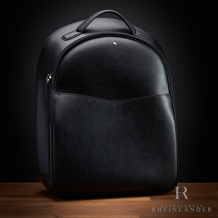 Montblanc Leather Goods Sartorial 2-Compartment Backpack Black ID 130100