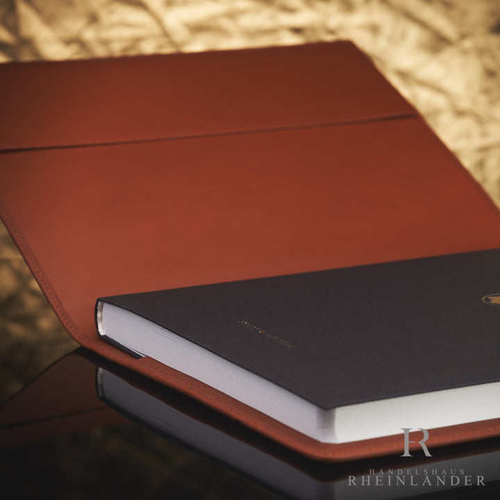 Montblanc Leather Goods Diaries &amp; Notes Sellier Large Notes Chocolate 9523 ID