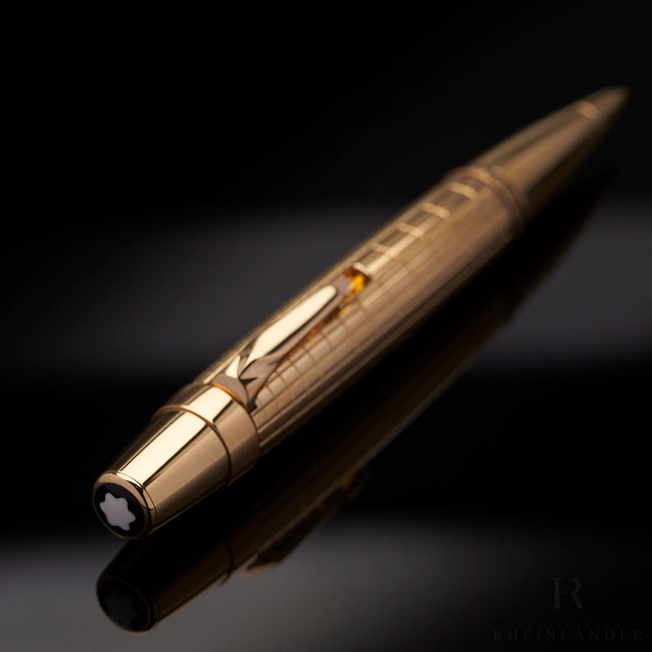 Montblanc Boheme Gold Plated Citrine Kugelschreiber Ballpoint Pen ID 7514 OVP