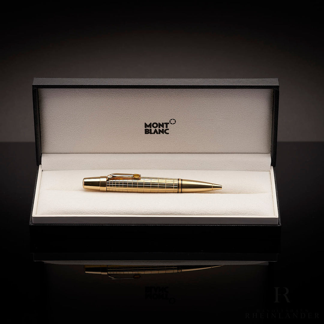 Montblanc Boheme Gold Plated Citrine Kugelschreiber Ballpoint Pen ID 7514 OVP