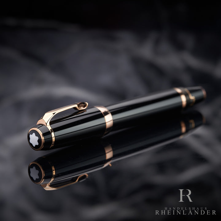 Montblanc Boheme Marron Line Rosé Gold Resin Fountain Pen Füller ID 38268 OVP