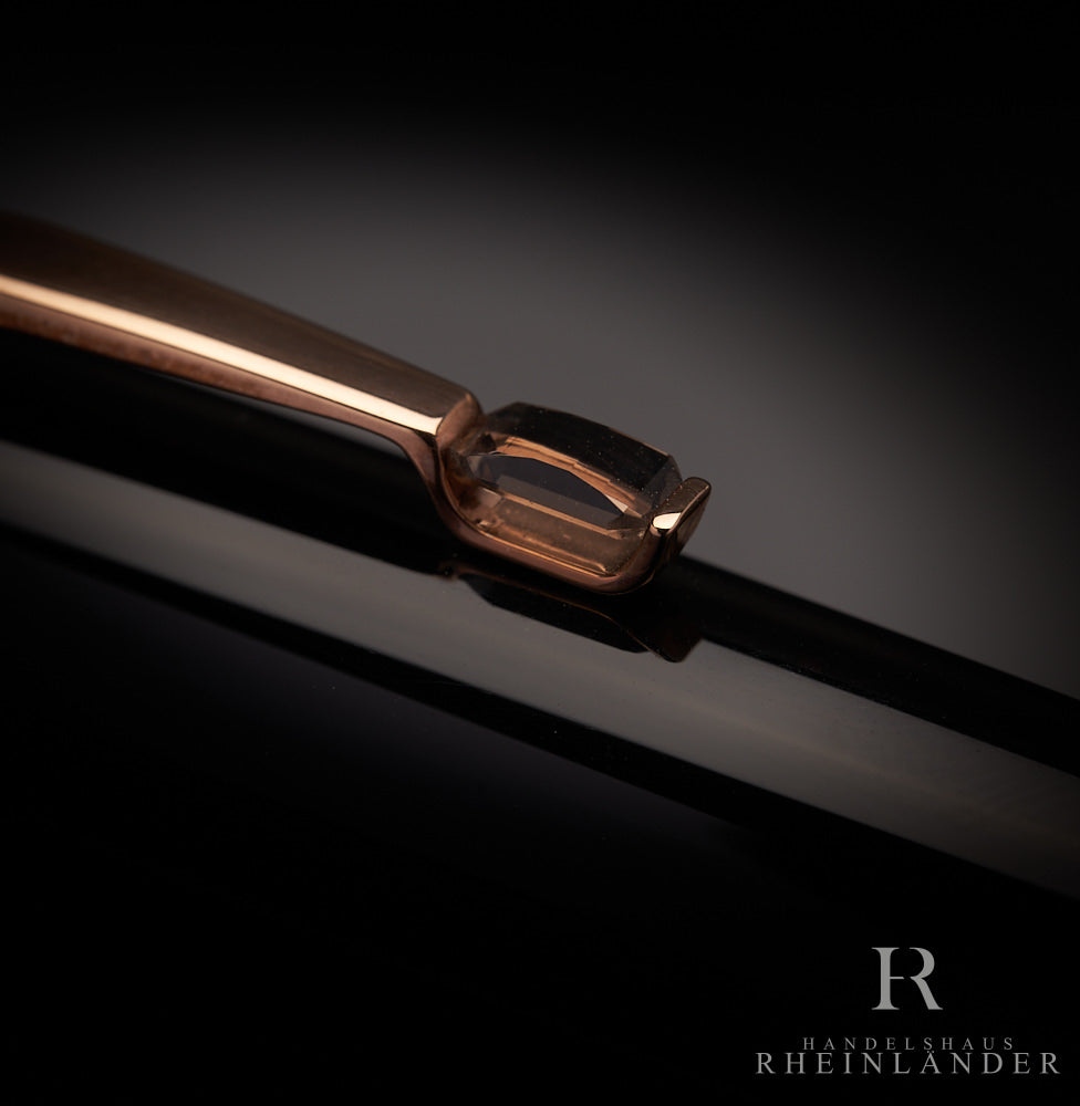 Montblanc Boheme Marron Rose Gold Kugelschreiber Edelharz Schwarz ID 38270 OVP