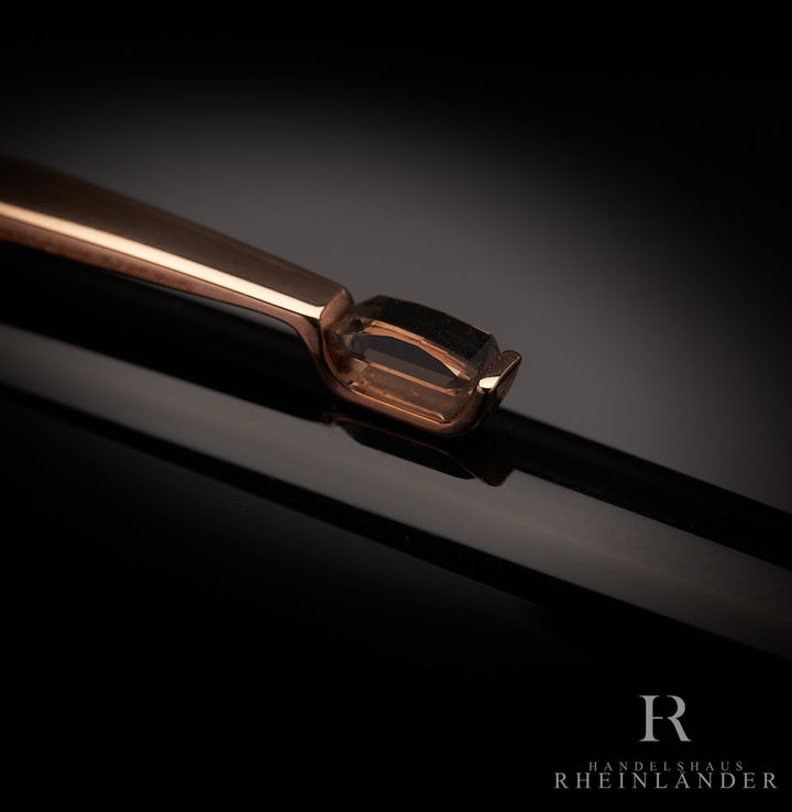 Montblanc Boheme Marron Rose Gold Kugelschreiber Edelharz Schwarz ID 38270 OVP