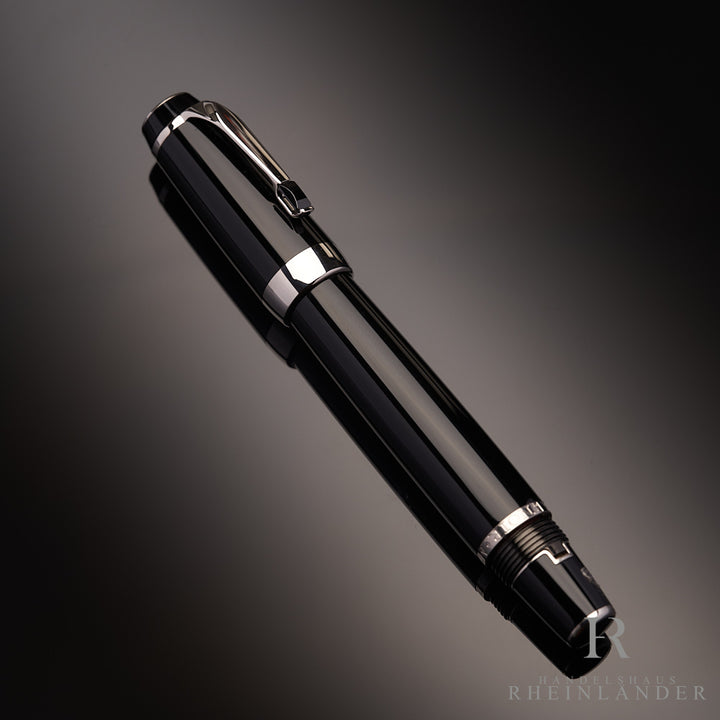 Montblanc Boheme Noir Platinum Line Füllfederhalter ID 5049 Modell 25110 mit OVP