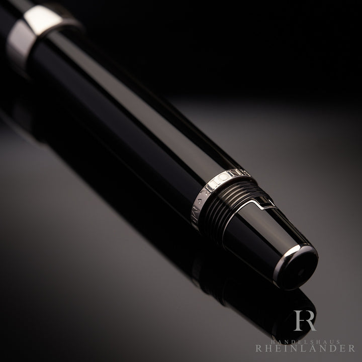 Montblanc Boheme Noir Platinum Line Füllfederhalter ID 5049 Modell 25110 mit OVP