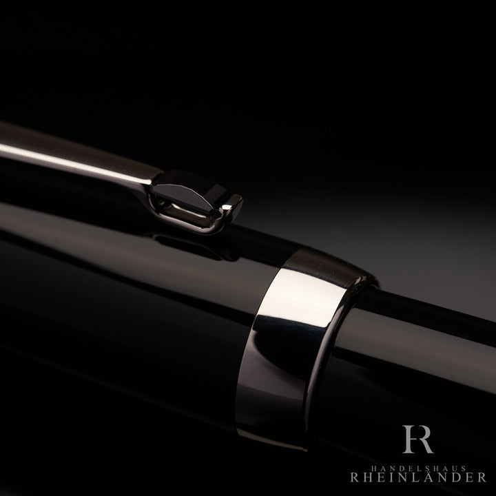 Montblanc Boheme Noir Platinum Line Füllfederhalter ID 5049 Modell 25110 mit OVP
