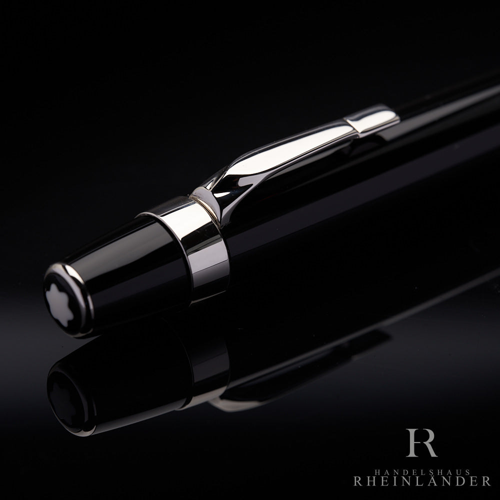 Montblanc Boheme Platinum Line Kugelschreiber Ballpoint Pen Resin Black OVP