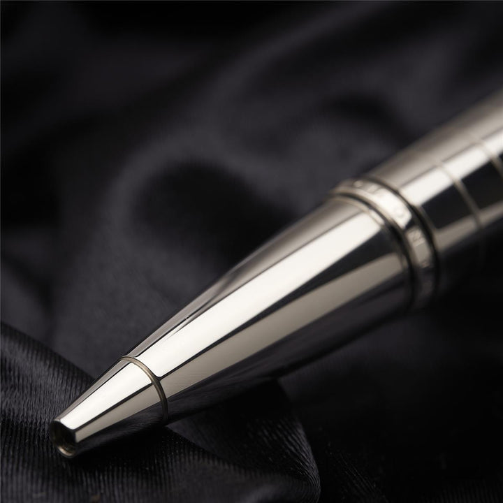Montblanc Boheme Platinum Plated Radial Steel Amethyst Kugelschreiber 25292 OVP