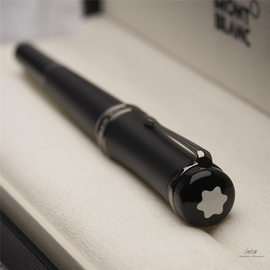 Montblanc Bonheur Boyfriend Roller Ball Fine Liner Edelharz Black ID 118498 OVP