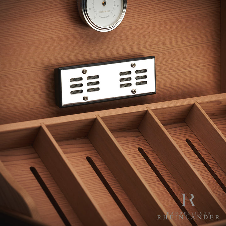 Montblanc Cigar Accessories Table Humidor Laquered Wood Black 124065 ID