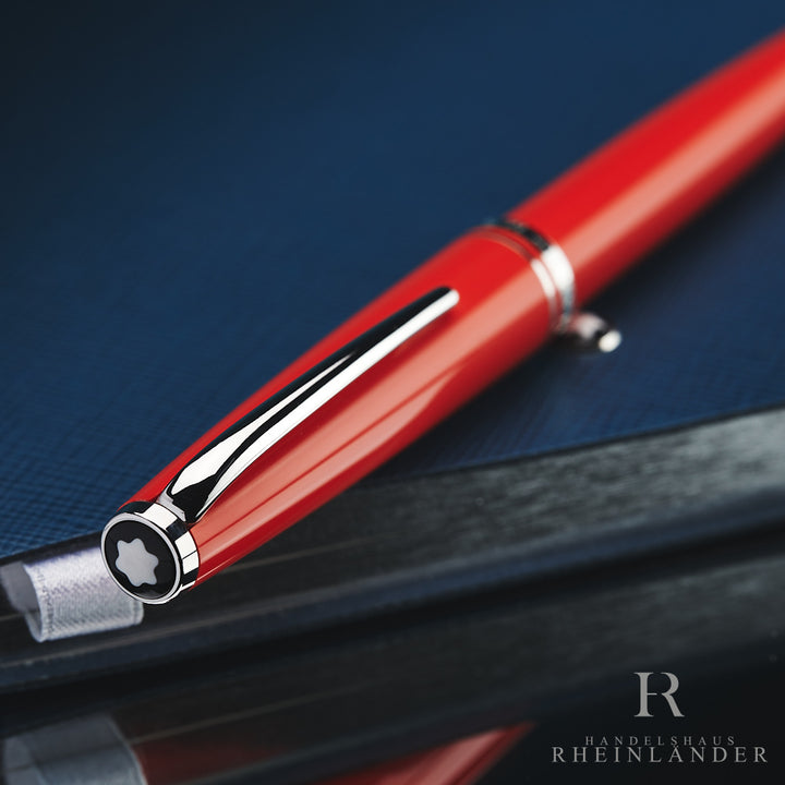 Montblanc Cruise Collection Resin Platinum Line Coral Rollerball ID 111827 OVP