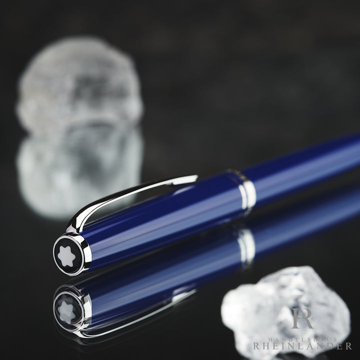 Montblanc Cruise Platinum Line Resin Blue Kugelschreiber ID 132489-113072